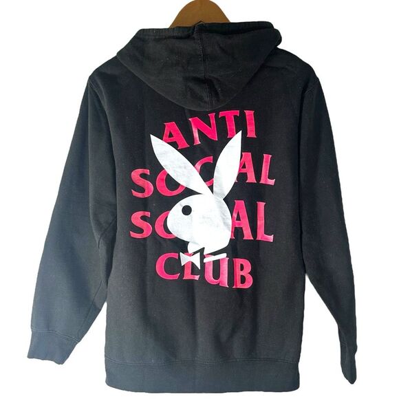 Anti Social Social Club Other - Anti Social Social Club x Playboy Bunny Hoodie Men’s S | Streetwear Emo Skater